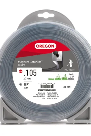 Deal Oregon Trimmer Line - 22-405 - Magnum Gatorline - Square - .105" Gauge, 1 lb. Donut, 187 Feet