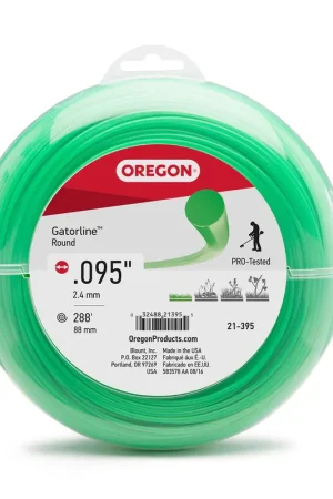 Big Sale Oregon Trimmer Line - 21-395 - Green Gatorline - Round - .095" Gauge, 1 lb. Donut, 289 Feet