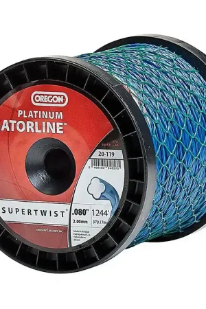 Shop Now Oregon Trimmer Line - 20-119 - Platinum Gatorline - Supertwist - .080" Gauge, 3 lb. Spool, 1244 Feet