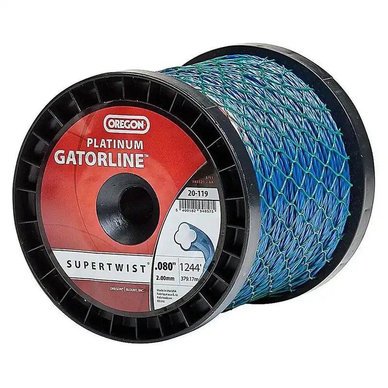 Shop Now Oregon Trimmer Line - 20-119 - Platinum Gatorline - Supertwist - .080" Gauge, 3 lb. Spool, 1244 Feet