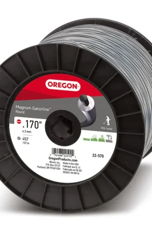 Secure Checkout Oregon Trimmer Line - 22-570 - Magnum Gatorline - Round - .170" Gauge, 5 lb. Spool, 449 Feet
