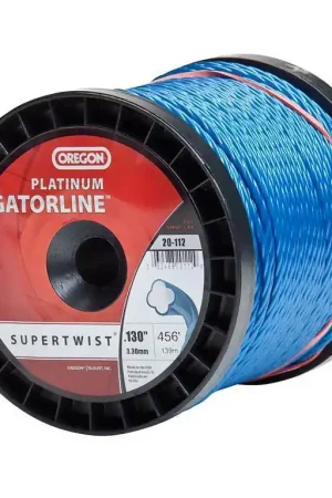 Certified Oregon Trimmer Line - 20-112 - Platinum Gatorline - Supertwist - .130" Gauge, 3 lb. Spool, 456 Feet