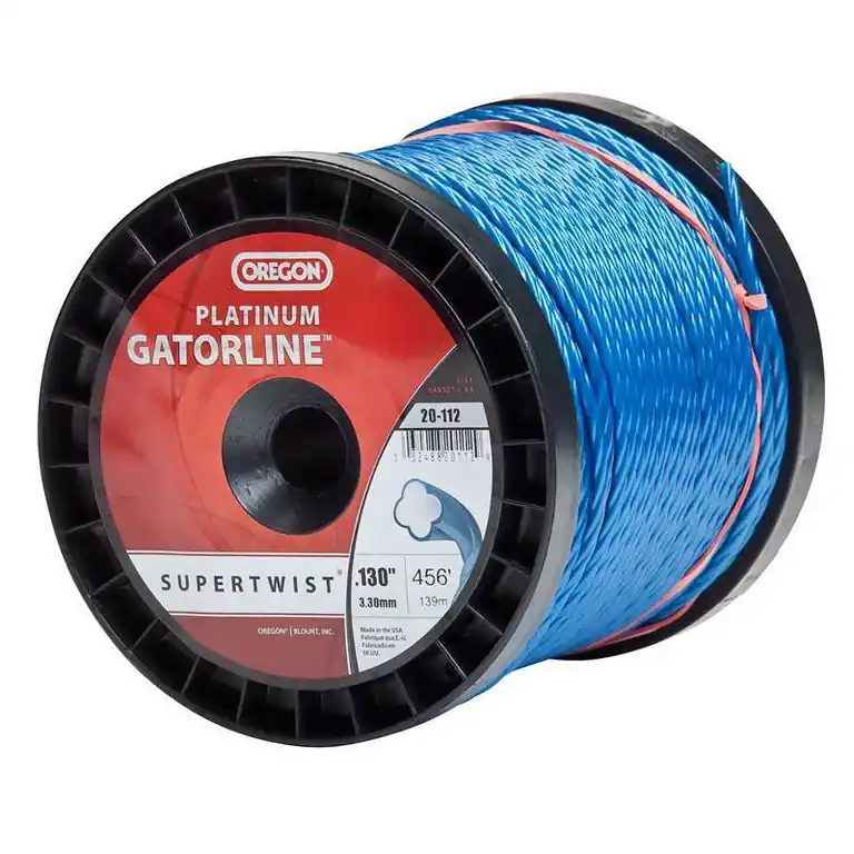Certified Oregon Trimmer Line - 20-112 - Platinum Gatorline - Supertwist - .130" Gauge, 3 lb. Spool, 456 Feet
