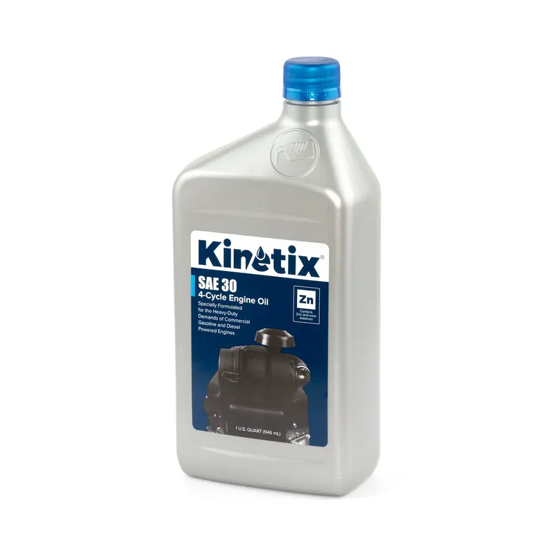 Hassle-Free Returns Kinetix - 80003 - SAE30 Engine Oil - 1 Quart Bottle, 12 per Case