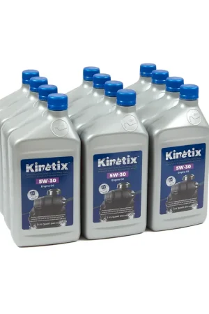 Seasonal Sale Kinetix - 80014 - 5W-30 Small Engine Oil - 1 Quart Bottle, 12 per Case