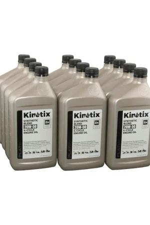 Kinetix - 80046 - Synthetic Blend 20W-50 Small Engine Oil - 1 Quart Bottle, 12 per Case Special Discount