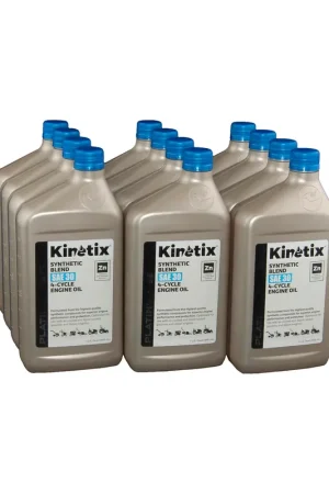 Don't Miss Out Kinetix - 80045 - Synthetic Blend SAE30 Small Engine Oil - 1 Quart Bottle, 12 per Case