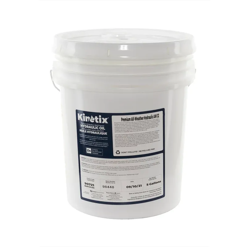 Kinetix - 80071 - AW32 Hydraulic Fluid, 5 Gallon Pail Shop Now