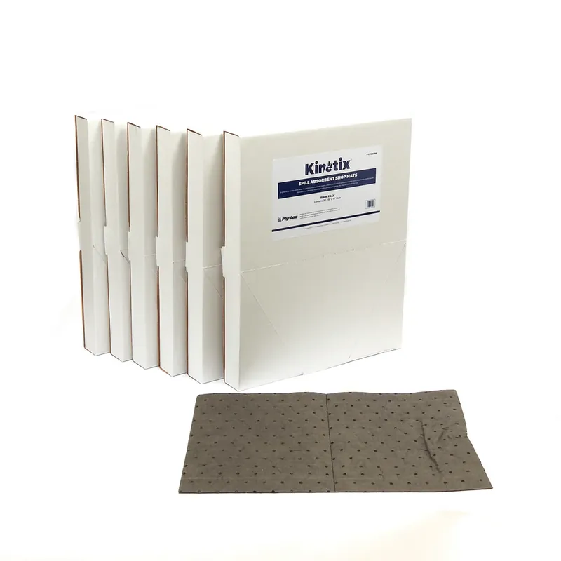 Hassle-Free Returns Kinetix - L71320PM - Spill Absorbent Shop Mats - Master Pack