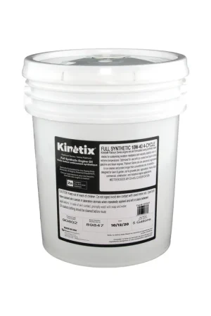 Kinetix - 80049 - Full Synthetic 10W-40 Small Engine Oil - 5 Gallon Pail Free Returns