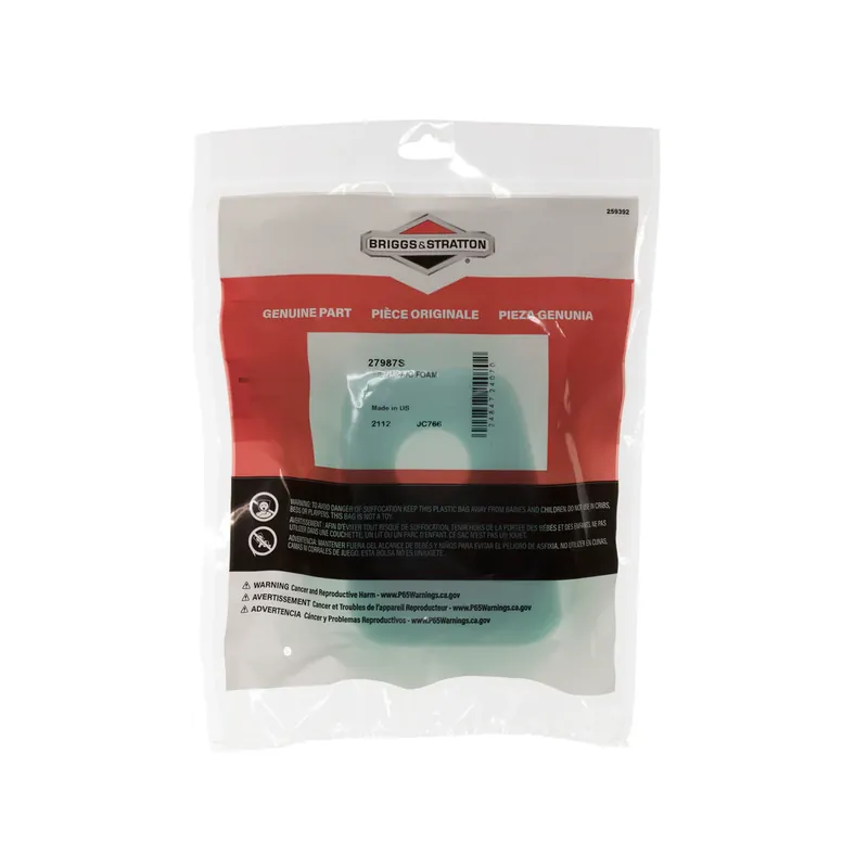 Briggs & Stratton - 27987S - Foam Air Filter Bargain