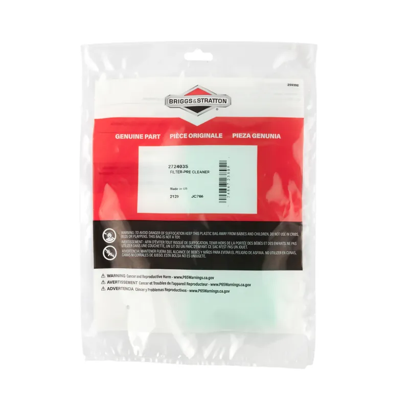 Popular Briggs & Stratton - 272403S - Pre-Cleaner for 496894S Air Filter