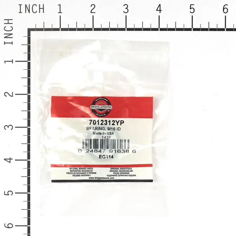 High Quality Briggs & Stratton - 7012312YP - Bearing, 9/16" ID