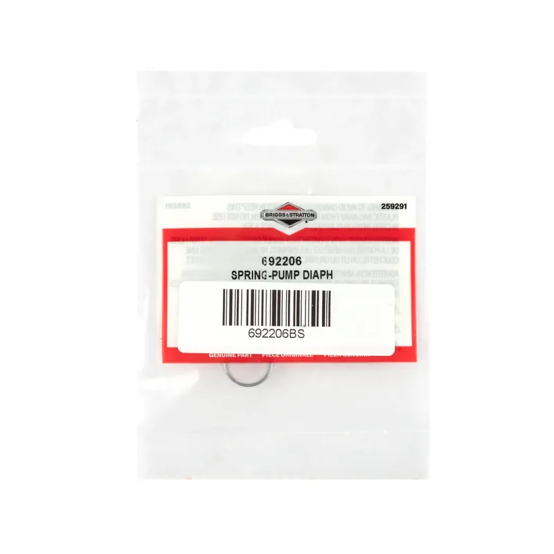 Same Day Shipping Briggs & Stratton - 692206 - SPRING-PUMP DIAPH