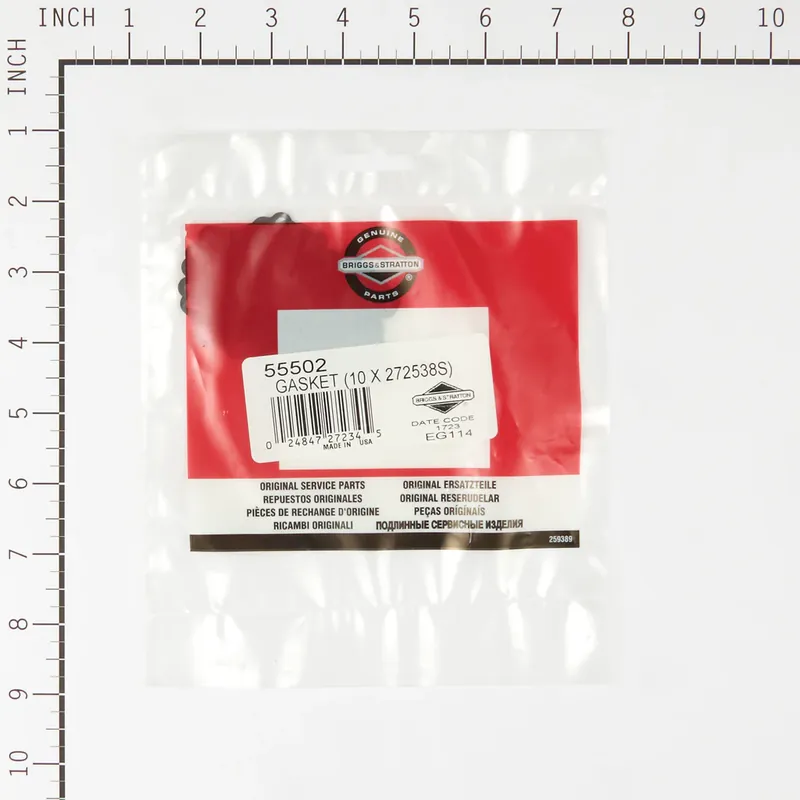 Discount Briggs & Stratton - 55502 - GASKET (10 X 272538S)