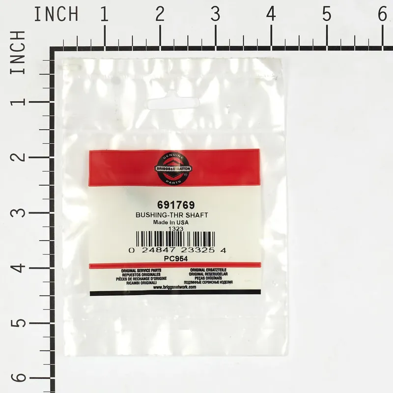 Briggs & Stratton - 691769 - BUSHING-THR SHAFT Fast Shipping
