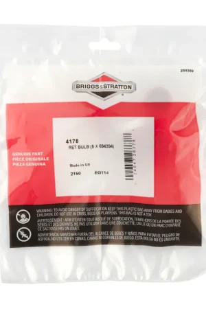 Briggs & Stratton - 4178 - 5 of 694394 Primer Bulbs Limited Offer