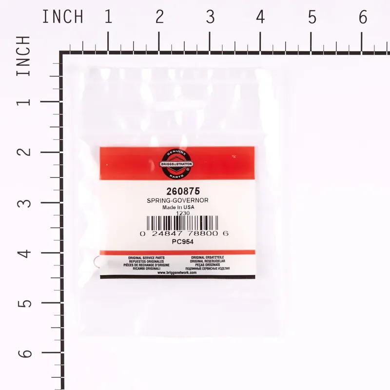 Briggs & Stratton - 260875 - SPRING GOVERNOR Time-Limited