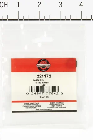Fast Shipping Briggs & Stratton - 221172 - WASHER
