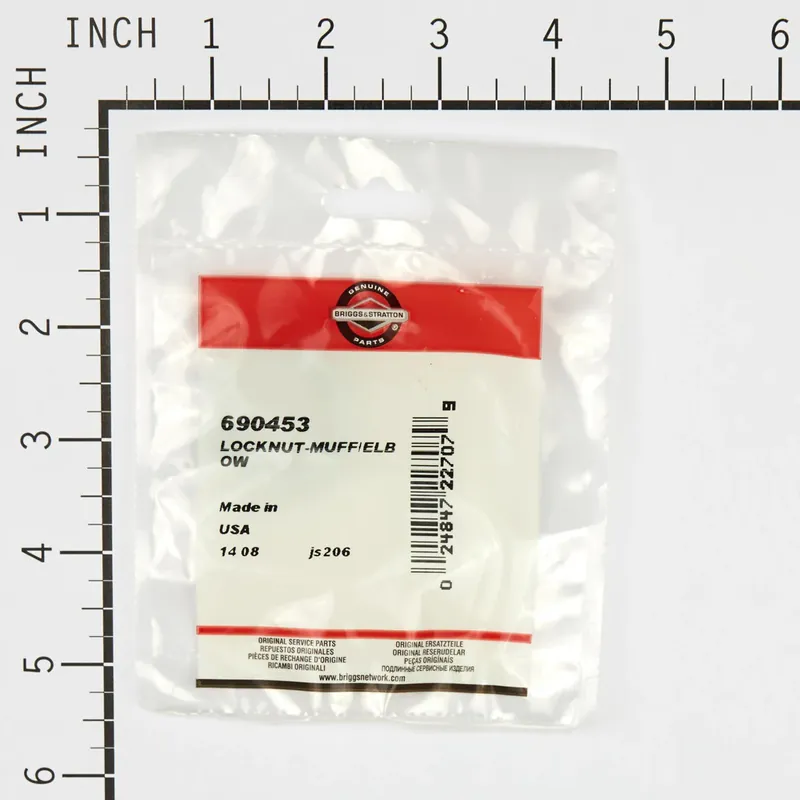 Limited Time Briggs & Stratton - 690453 - LOCKNUT-MUFF/ELBOW