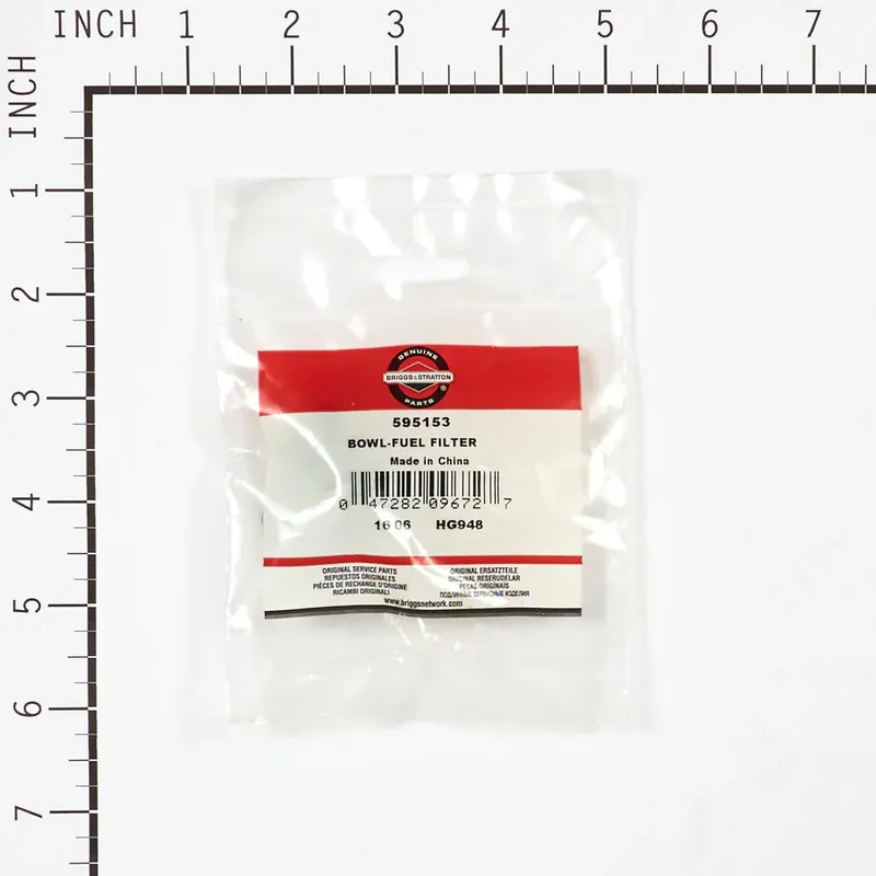 Briggs & Stratton - 595153 - Sediment Bowl with Gasket Order Now