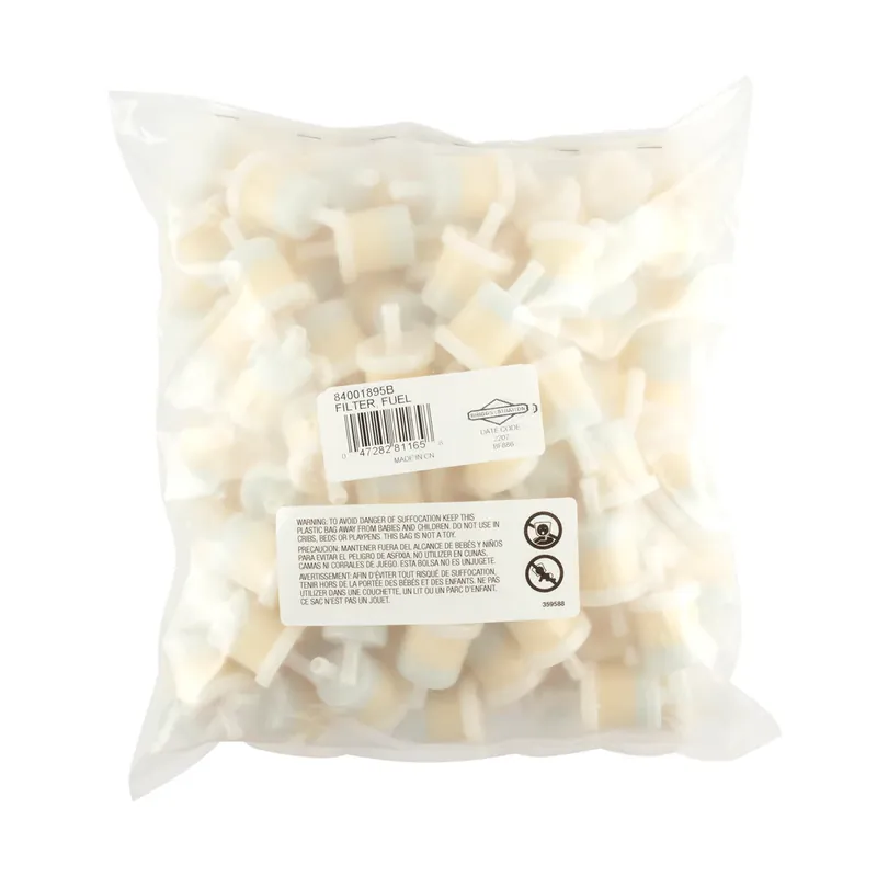 Certified 100 PK Briggs & Stratton - 84001895B - 100 pack of 84001895 Fuel Filter