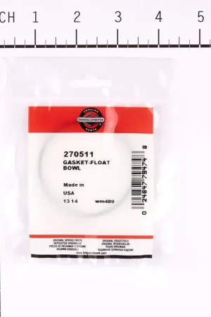 Brand New Briggs & Stratton - 270511 - Bowl Gasket for 7-12 HP Engines