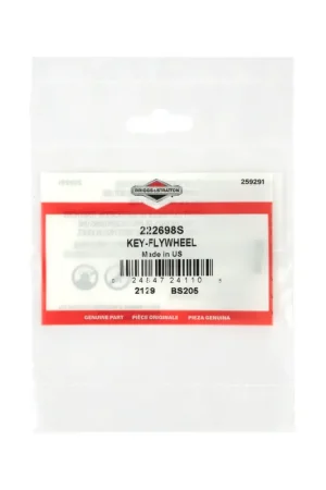 Special Discount Briggs & Stratton - 222698S - Flywheel Key