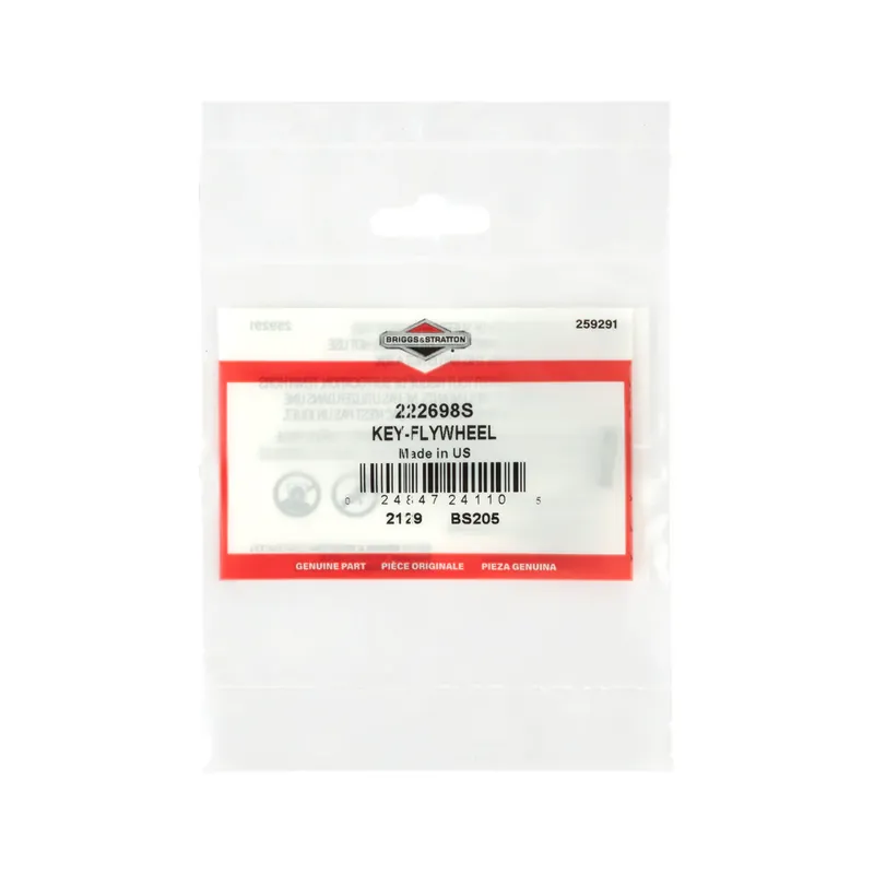 Special Discount Briggs & Stratton - 222698S - Flywheel Key