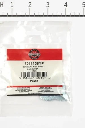 Low Price Briggs & Stratton - 7011138YP - IGNITION KEY PAIR