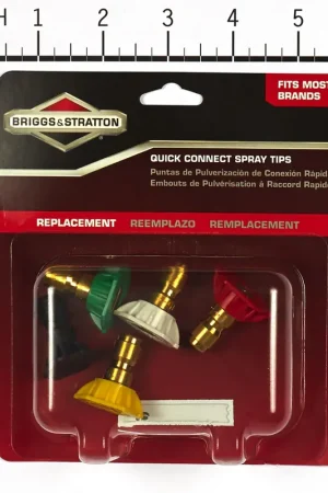 Briggs & Stratton - 6193 - Quick Connect Nozzle Spray Tips for Pressure Washers Instant Buy