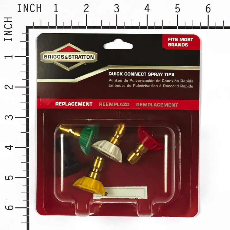 Briggs & Stratton - 6193 - Quick Connect Nozzle Spray Tips for Pressure Washers Instant Buy