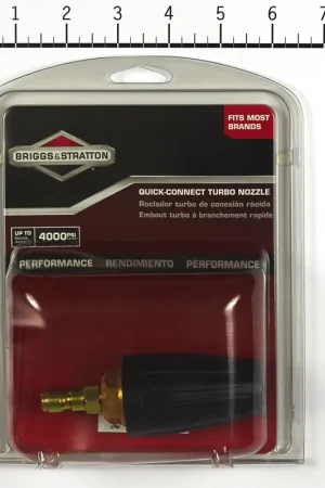 Hassle-Free Returns Briggs & Stratton - 6196 - Quick Connect Turbo Spray Nozzle for Briggs & Stratton Pressure Washers