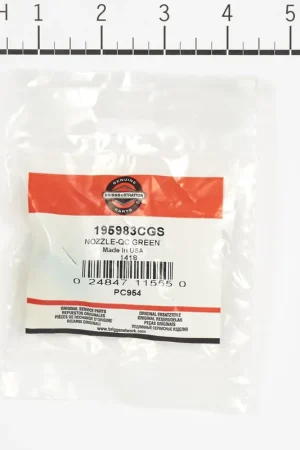 Get Yours Briggs & Stratton - 195983CGS - NOZZLE-QC GREEN
