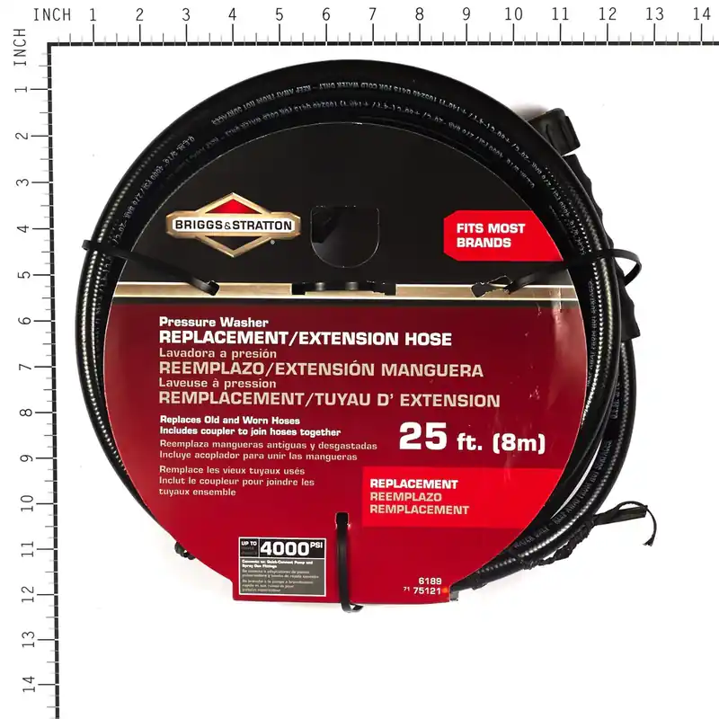 Last Chance Briggs & Stratton - 6189 - Pressure Washer Hose, 25 foot length