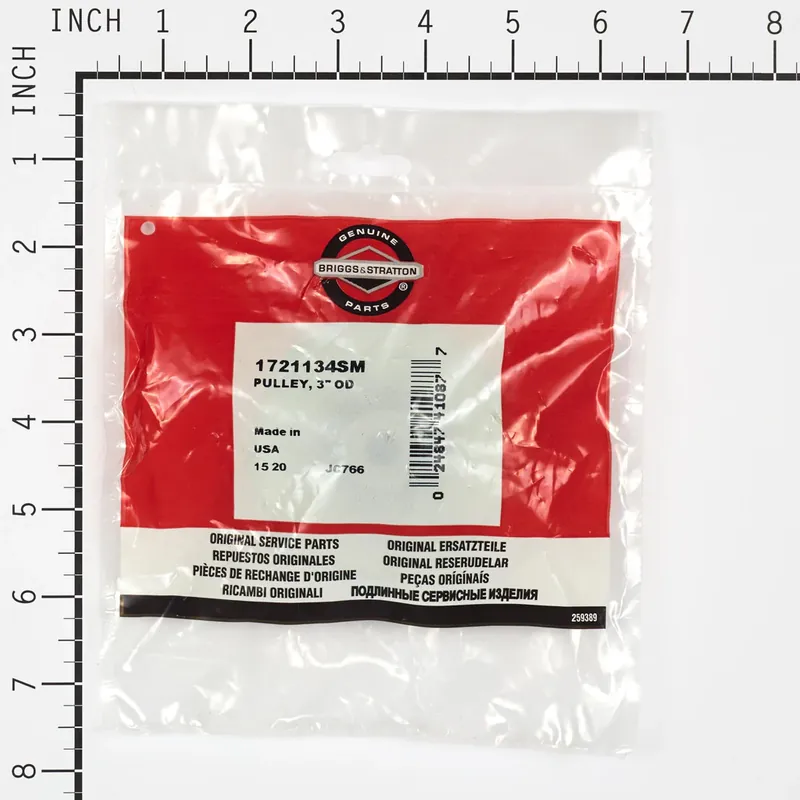 Briggs & Stratton - 1721134SM - Pulley, 3" OD Express Delivery