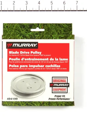 Briggs & Stratton - 494199MA - Blade Drive Pulley for Lawn Mowers Free Returns