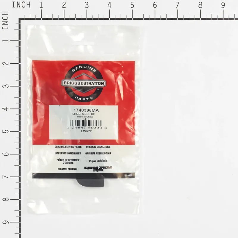 Briggs & Stratton - 1740398MA - SHOE SKID - RH Next Day Delivery