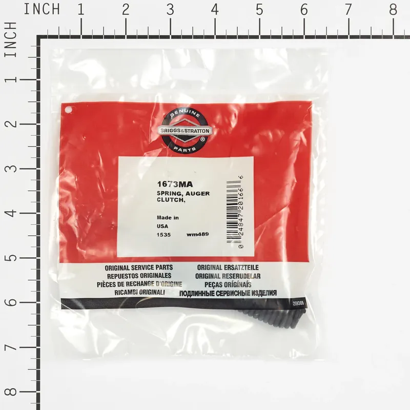 Briggs & Stratton - 1673MA - SPRING AUGER CLUTCH Time-Limited