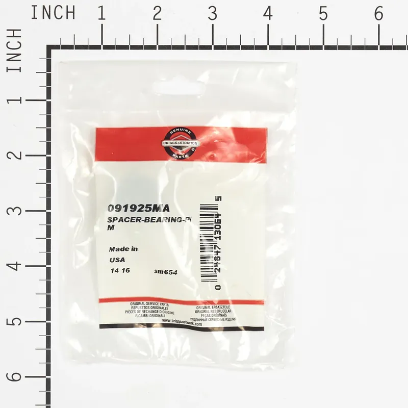 Today Only Briggs & Stratton - 91925MA - SPACER-BEARING-P/M