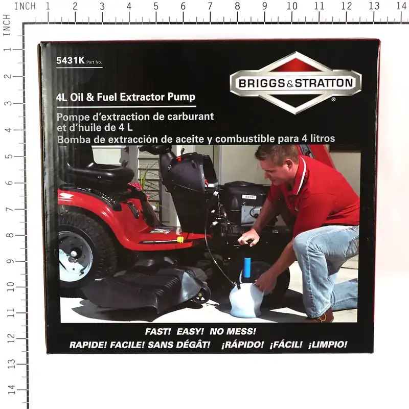 Fresh Stock Briggs & Stratton - 5431K - 4 Liter Manual Oil & Fluid Removal Pump