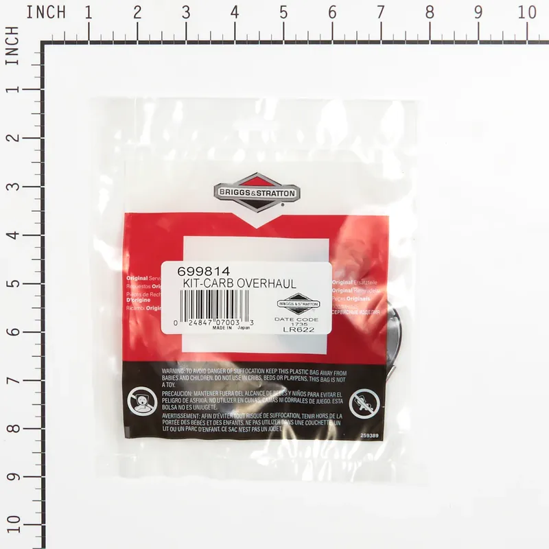 Briggs & Stratton - 699814 - KIT-CARB OVERHAUL Special Offer