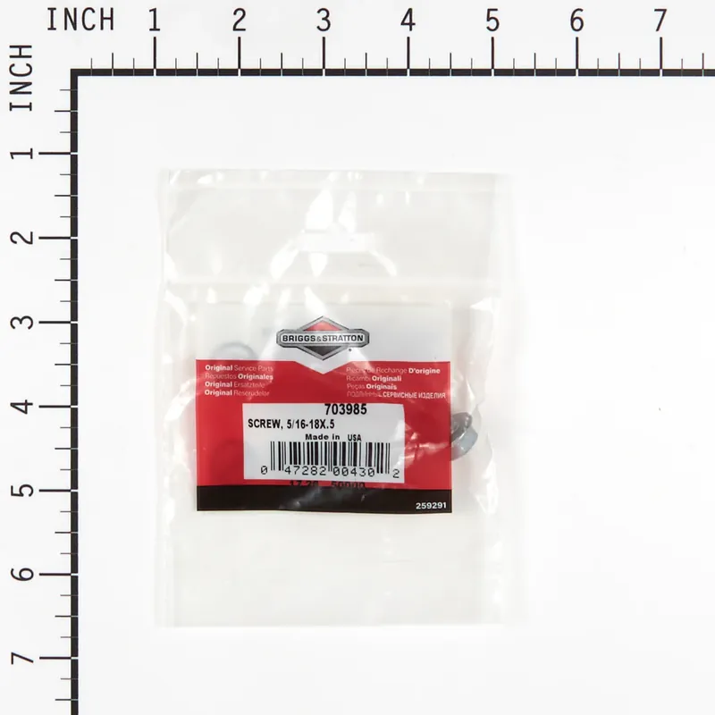 Briggs & Stratton - 703985 - SCREW 5/16-18X.5 Limited Time