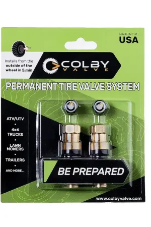 LockNLube CV-PT2 Colby Valve, Permanent Tire Valve System (Green) Grab Now