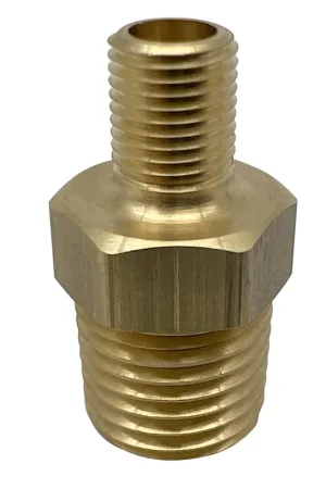 LockNLube LNL65196 LockNFlate Tire Inflator Adapter, 1/4" NPT (M) to Schrader Valve (M) Best Seller