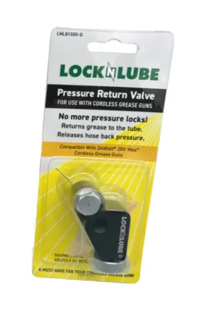LockNLube LNL81300-D Pressure Return Valve for Dewalt Cordless Grease Gun Fast Shipping