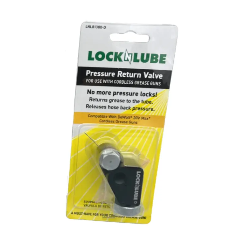 LockNLube LNL81300-D Pressure Return Valve for Dewalt Cordless Grease Gun Fast Shipping