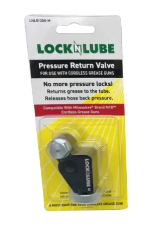 LockNLube LNL81300-M Pressure Return Valve for Milwaukee Tool Cordless Grease Gun Reduced Price