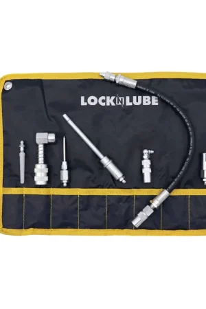 Direct From Factory LockNLube LNL210 Quick Connect Greasing Accessory Kit, 8-Piece