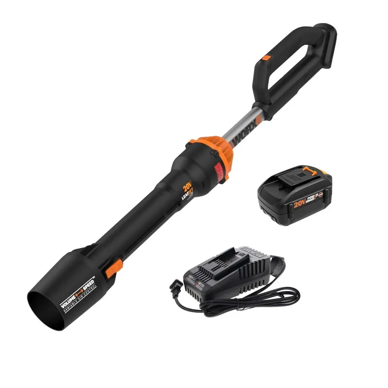 Worx WG543 Cordless 410 CFM LeafJet 20V Power Share Leaf Blower High Quality